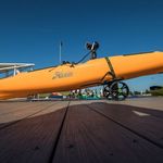Railblaza C-TUG Transportwagen / Slipwagen für Kayaks und Kanus auf einem Steg