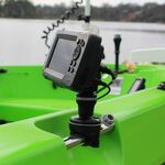 Railblaza Railmounts 19-25 in black with fishfinder