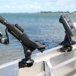 Railblaza Rod Holder II in black combined with RailMounts