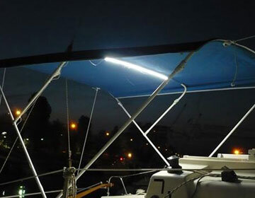 LED Beleuchtung für Bimini-Verdecke