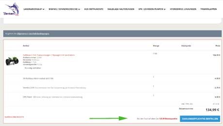 Los puntos de fidelidad se muestran al finalizar la compra