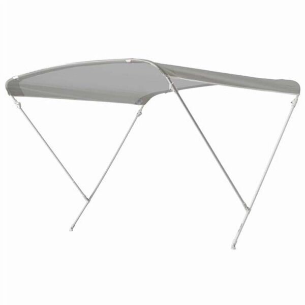 Bimini-Top ELEGANCE with 2 arches / height 115 cm - width 130 cm grey
