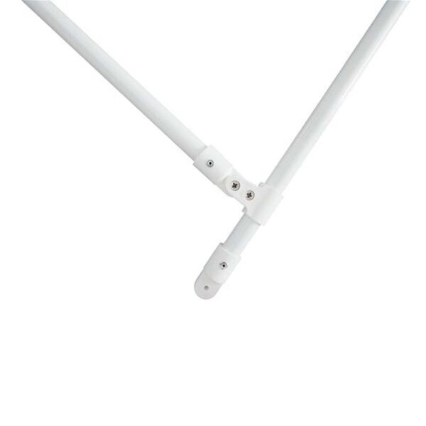 Bimini-Top ELEGANCE with 2 arches / height 140 cm - width 150 cm white