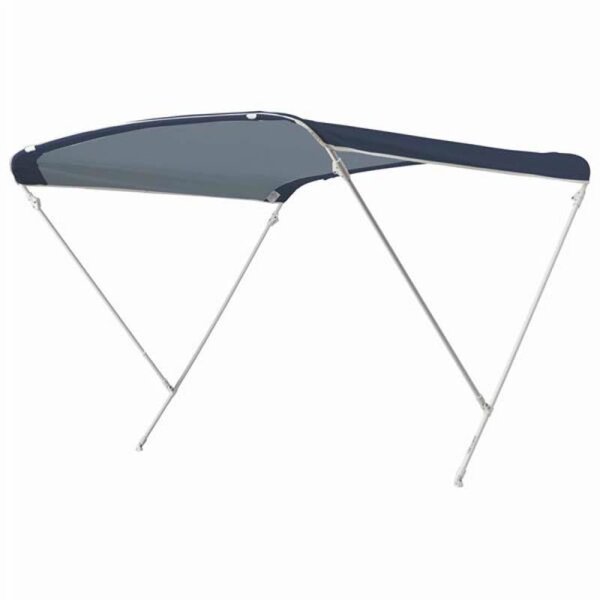 Toldo Bimini / toldo parasol ELEGANCE con 2 arcos / altura 140 cm - anchura 150 cm azul