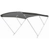 Toldo Bimini / toldo parasol ELEGANCE con 3 arcos / altura 115 cm - anchura 150 cm negro