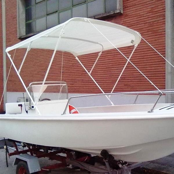 Toldo Bimini / toldo parasol ELEGANCE con 3 arcos / altura 140 cm - anchura 150 cm laguna