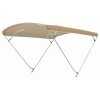 Bimini top / sun canopy CHIC with 4 arches / height 140 cm - width 230 cm beige