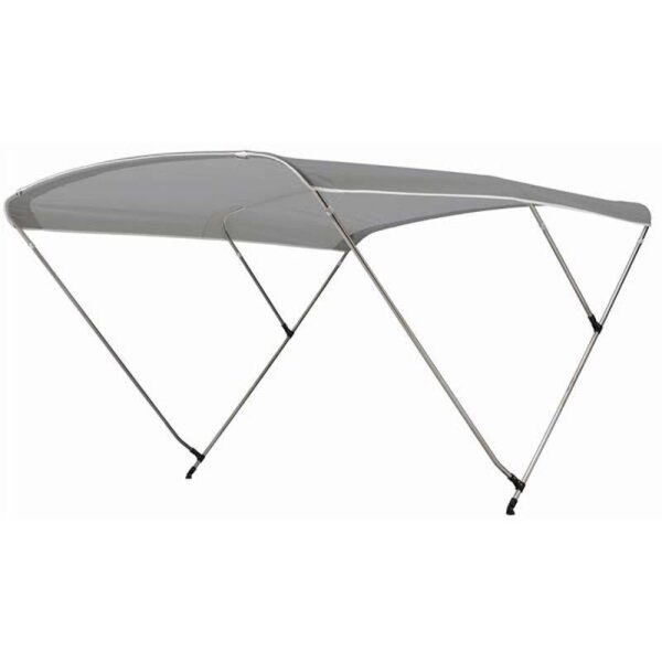 Bimini-Top SPORT with 3 arches / height 140 cm - width 185 cm silber