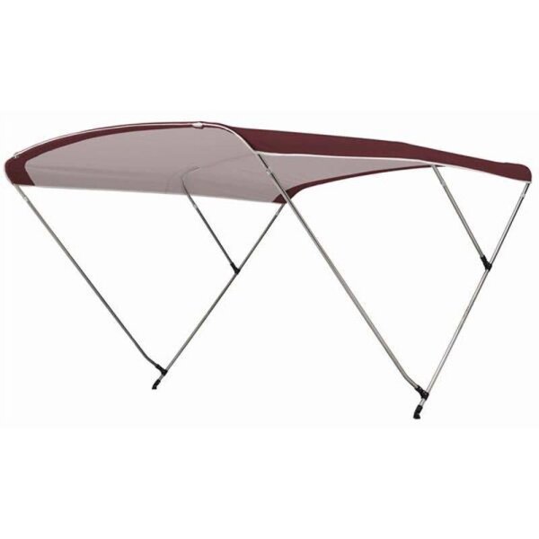 Bimini-Top SPORT with 4 arches / height 140 cm - width 170 cm bordeaux