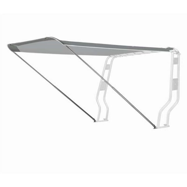 Toldo Bimini / capota parasol JOLLY para portaequipajes / barra antivuelco «GOMMONE» Ancho 145 cm - plateado
