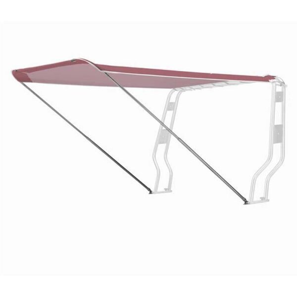 Toldo Bimini / capota parasol UNIVERSAL para portaequipajes / barra antivuelco «BARCA» Ancho 170 cm - rojo
