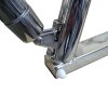 Toldo bimini / capota parasol UNIVERSAL para portaequipajes / barra antivuelco «BARCA» Ancho 170 cm - plateado