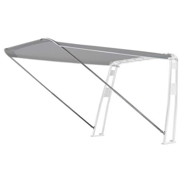 Toldo Bimini / capota parasol UNIVERSAL para portaequipajes / barra antivuelco «BARCA» Ancho 185 cm - gris