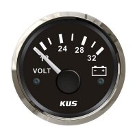 Volt&iacute;metro KUS 8-16 voltios - negro