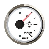 Indicador KUS Trim (vertical) 0-190 ohmios - blanco