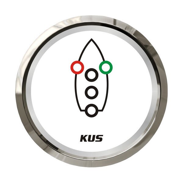 Indicador de control de luces de navegación KUS - blanco