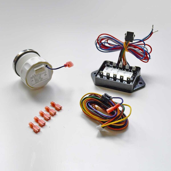 Indicador de control de luces de navegación KUS - blanco