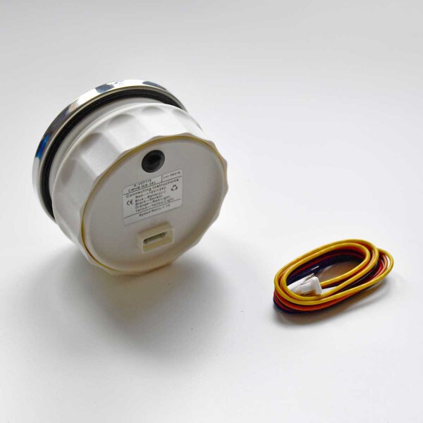 Cuentorrevoluciones KUS con contador de horas de funcionamiento para motores intraborda 0-3000 rpm - negro