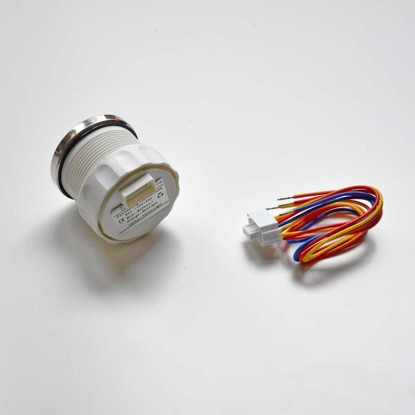 KUS 4 LED alarm gauge - white
