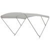 Toldo Bimini / toldo parasol ROYAL con 3 arcos Altura 115 cm - Anchura 215 cm -  Plateado (5035)