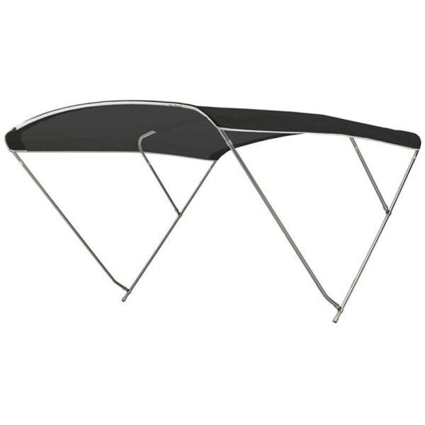 Bimini-Top ROYAL with 3 arches / height 140 cm - width 185 cm - Jet Black (5032)