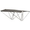 Toldo Bimini / toldo parasol SUPERIOR con soporte para equipos BARCA  - Ancho 185 cm / Altura 130 cm - Taupe (5548)