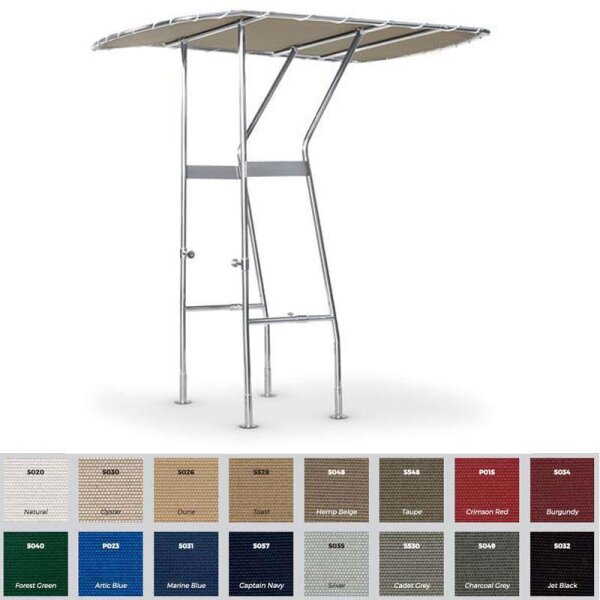 T-Top for fishing boats / fishing RIBs - Taupe (5548)