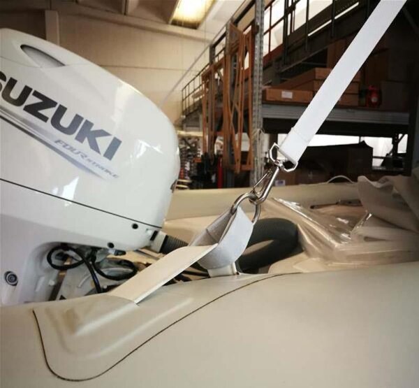 Adaptador de correa para botes inflables para tensar toldos bimini