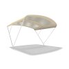 Toldo bimini / toldo parasol LOOK UP con 3 arcos / altura 95 cm - anchura 215 cm - Dune (5026) / Beige (5378)