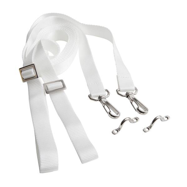 Juego de correas tensoras para toldos bimini - blanco