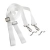 Juego de correas tensoras para toldos bimini - blanco