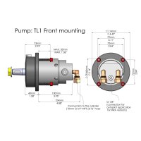 Hydrodrive Dirección hidráulica MF175W para...