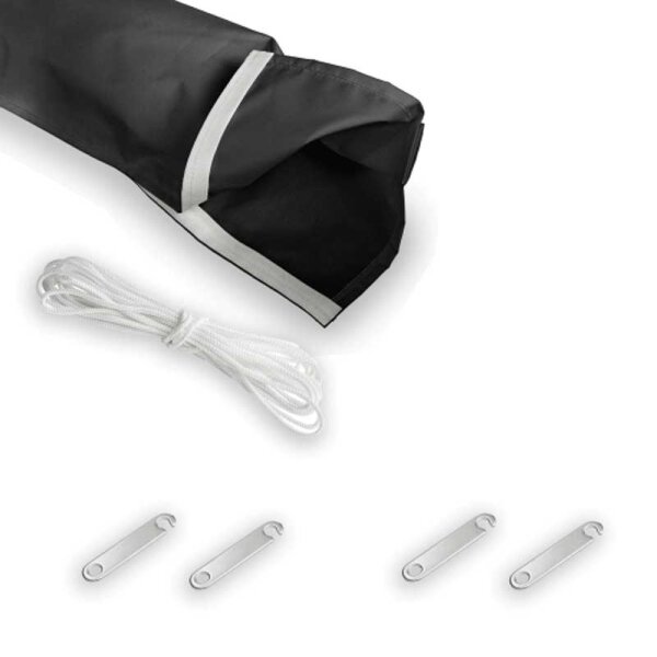 Bimini-Top SPORT PLUS with 4 arches / height 140 cm - width 200 cm black