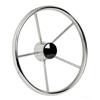 5-spoke steering wheel - stainless steel (Ø 380 mm)