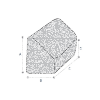 Seat cover for boats or inflatable boats Small in grey - 9741