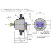 Hydrodrive Dirección hidráulica MF255WTS-TDF para motores fueraborda de hasta 350 CV (motor doble)